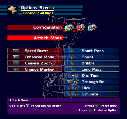 Adidas Power Soccer '98 screenshot 4 for Playstation